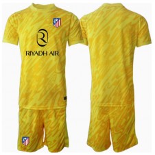 Atletico Madrid Keeper Tredjedraktsett Barn 2024-25 Kortermet (+ korte bukser)